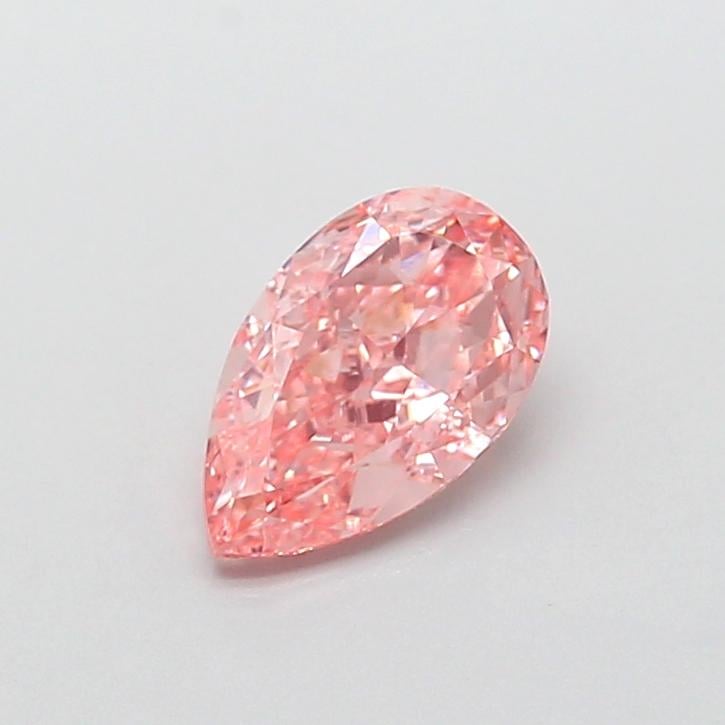 1.04 Ct. Fancy Vivid  Pink Pear Lab Grown Diamond