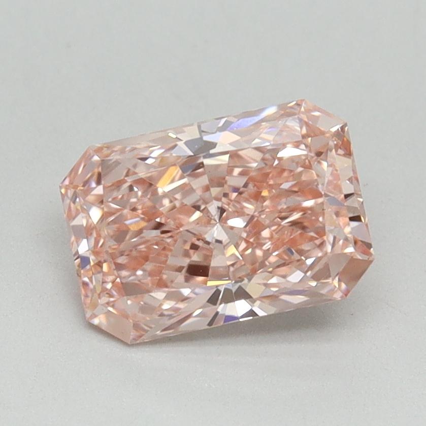 1.23 Ct. Fancy Vivid Pink Radiant Lab Grown Diamond