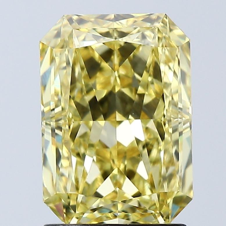 2.07 Ct. Fancy Vivid Yellow Radiant Lab Grown Diamond