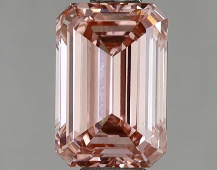 1.00 Ct. Fancy Intense Pink Emerald Lab Grown Diamond