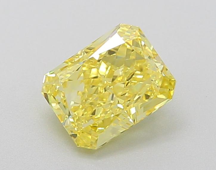 1.07 Ct. Fancy Vivid Yellow Radiant Lab Grown Diamond