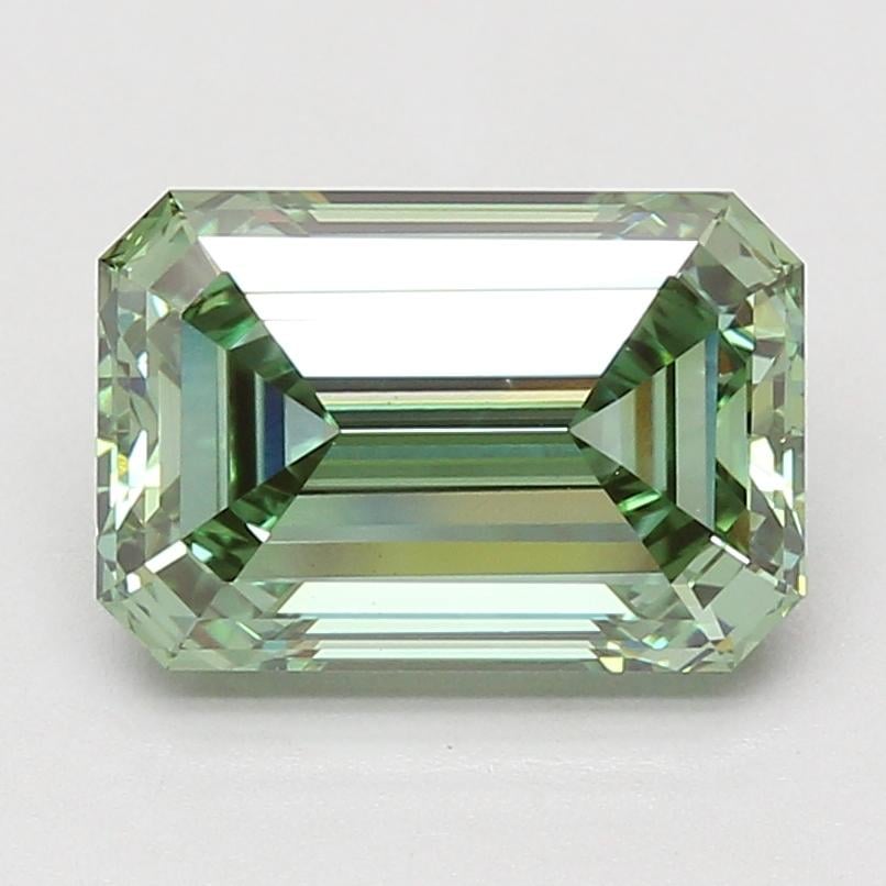 4.08 Ct. Fancy Vivid Green Emerald Lab Grown Diamond