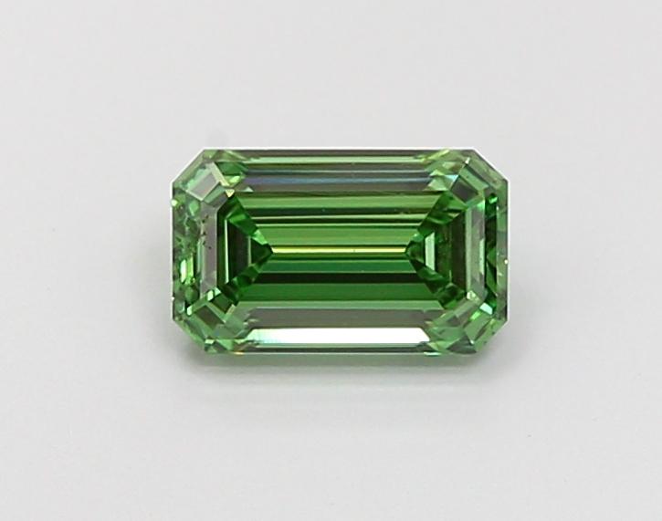 1.02 Ct. Fancy Vivid  Green Emerald Lab Grown Diamond