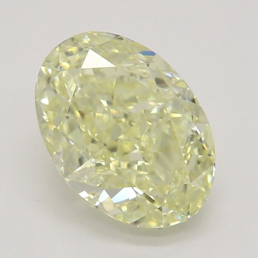 1.31 Ct. Fancy Light Yellow Oval Diamond