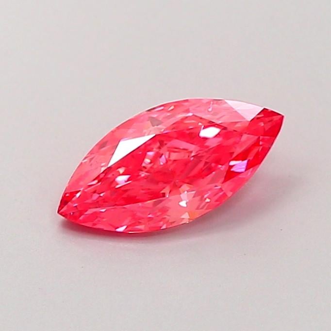 0.79 Ct. Fancy Vivid  Pink Marquise Lab Grown Diamond