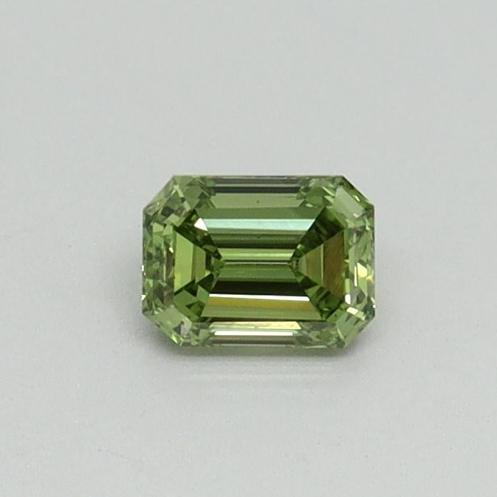 0.30 Ct. Fancy Vivid Green Emerald Lab Grown Diamond