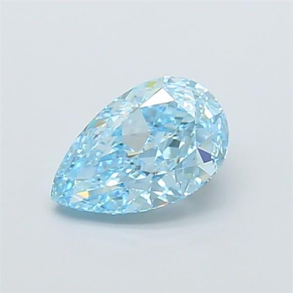 1.01 Ct. Fancy Vivid  Blue Pear Lab Grown Diamond