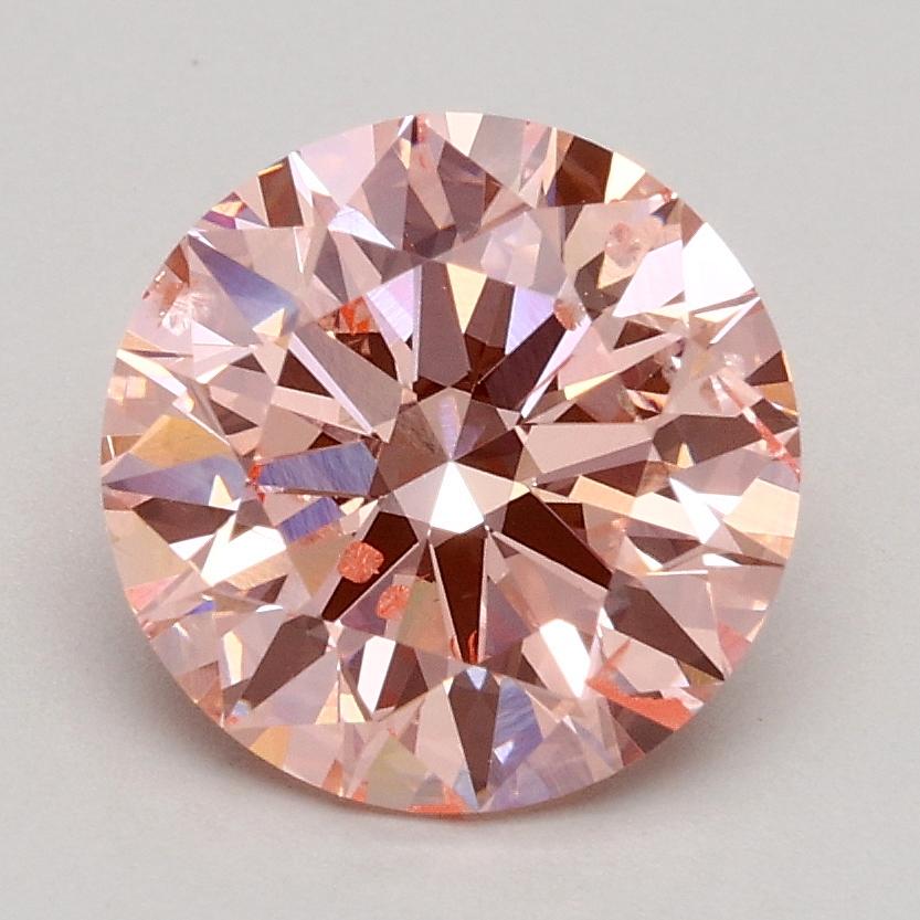 1.71 Ct. Fancy Pink Round Lab Grown Diamond