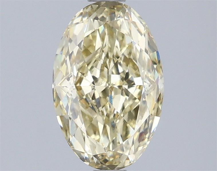 1.59 Ct. Fancy  Yellow Oval Lab Grown Diamond