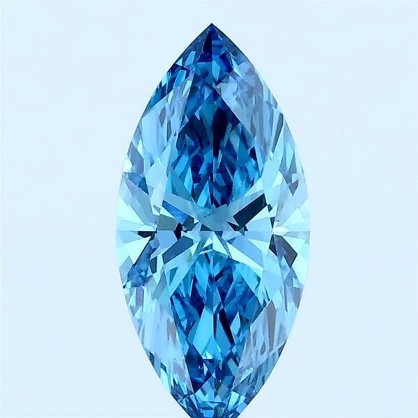 1.06 Ct. Fancy Blue Marquise Lab Grown Diamond