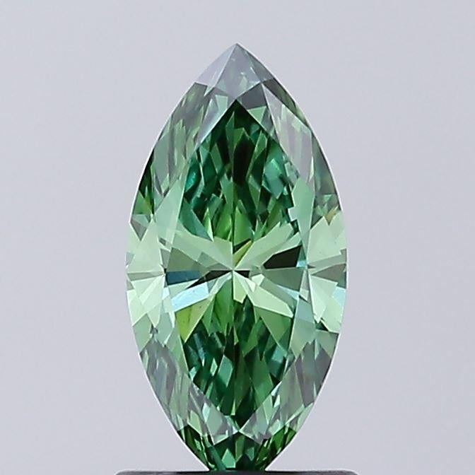 1.00 Ct. Fancy Vivid Green Marquise Lab Grown Diamond