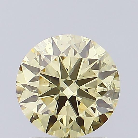 1.50 Ct. Fancy Yellow Round Lab Grown Diamond