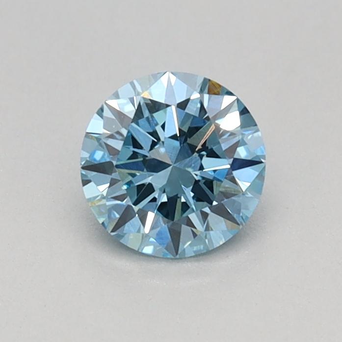 0.34 Ct. Fancy Vivid Blue Round Lab Grown Diamond