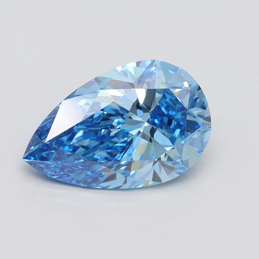 1.75 Ct. Fancy Vivid Blue Pear Lab Grown Diamond