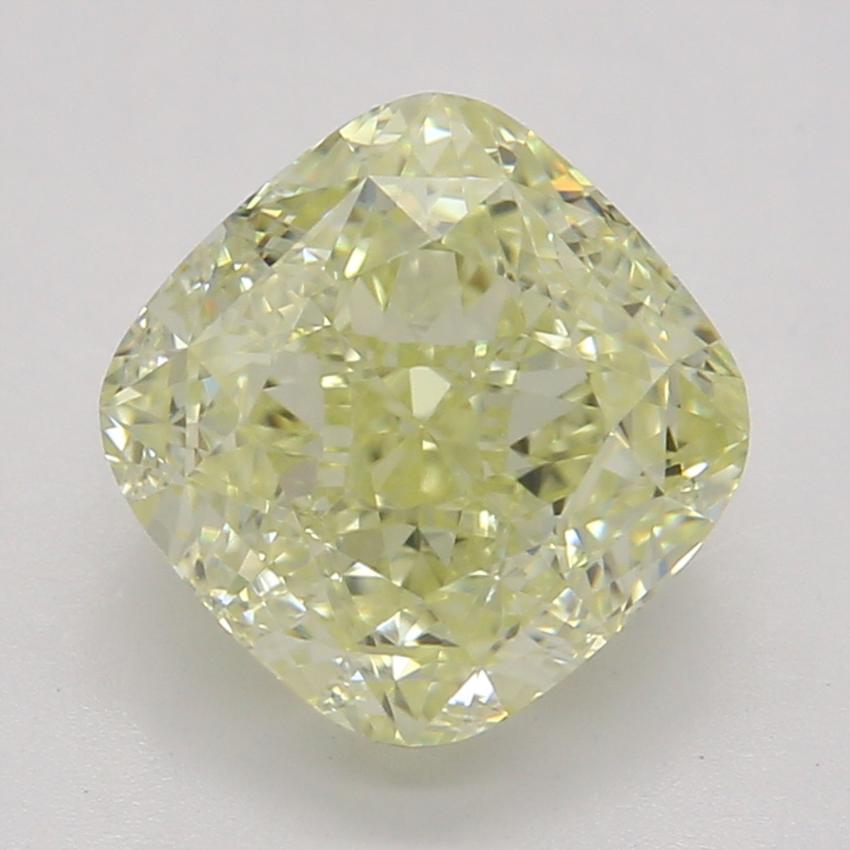 1.53 Ct. Fancy Light Yellow Cushion Diamond