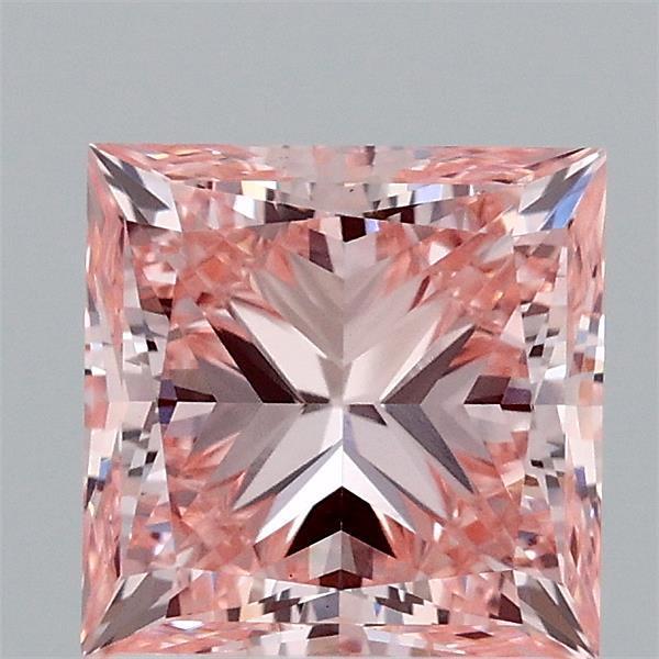 2.01 Ct. Fancy Vivid  Pink Princess Lab Grown Diamond