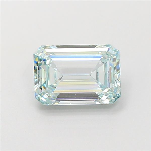 1.13 Ct. Fancy Intense Green Emerald Lab Grown Diamond