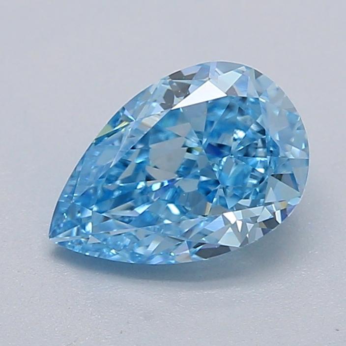 1.00 Ct. Fancy Vivid  Blue Pear Lab Grown Diamond