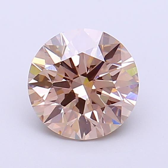 1.10 Ct. Light Brown Round Lab Grown Diamond