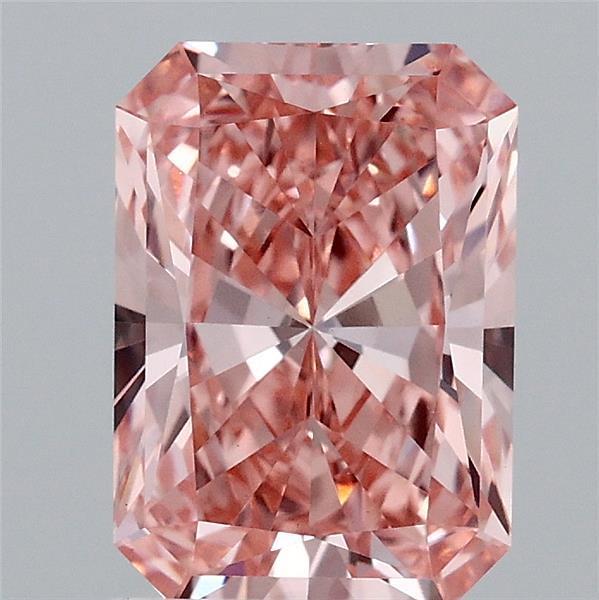 2.09 Ct. Fancy Vivid Pink Radiant Lab Grown Diamond
