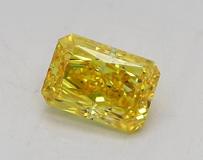 1.05 Ct. Fancy Intense  Yellow Radiant Lab Grown Diamond