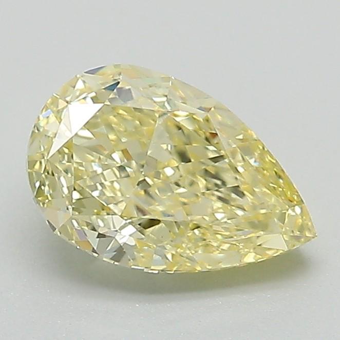 1.11 Ct. Fancy Intense Yellow Pear Lab Grown Diamond