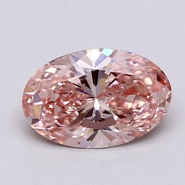 1.52 Ct. Fancy Vivid  Pink Oval Lab Grown Diamond