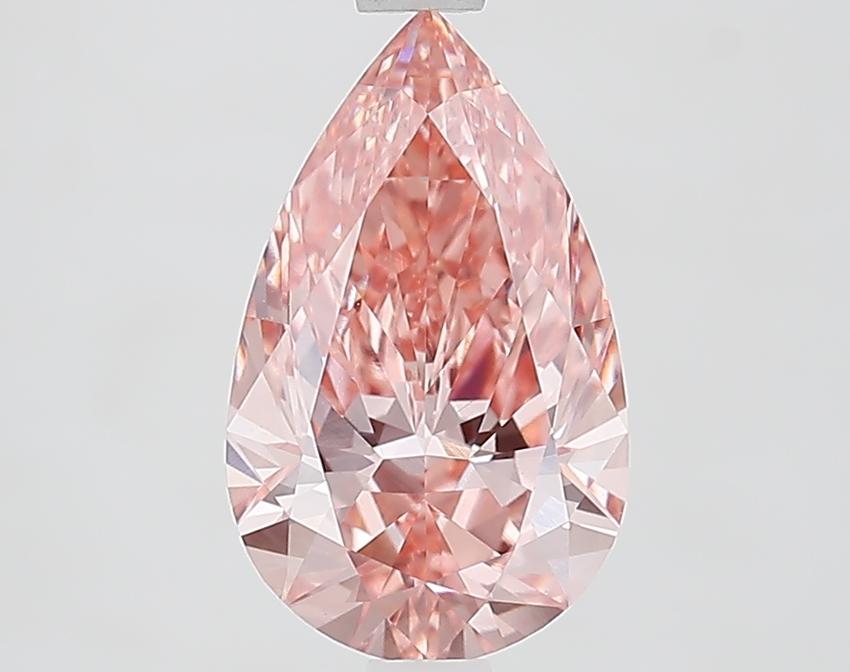 2.01 Ct. Fancy Vivid Pink Pear Lab Grown Diamond