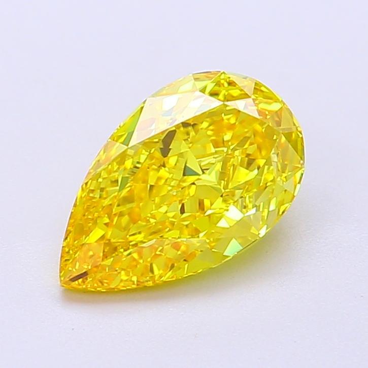 1.66 Ct. Fancy Yellow Pear Lab Grown Diamond
