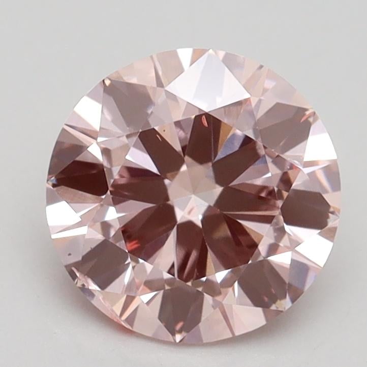 1.70 Ct. Fancy Intense Pink Round Lab Grown Diamond