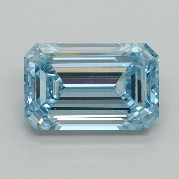 1.04 Ct. Fancy Vivid Blue Emerald Lab Grown Diamond