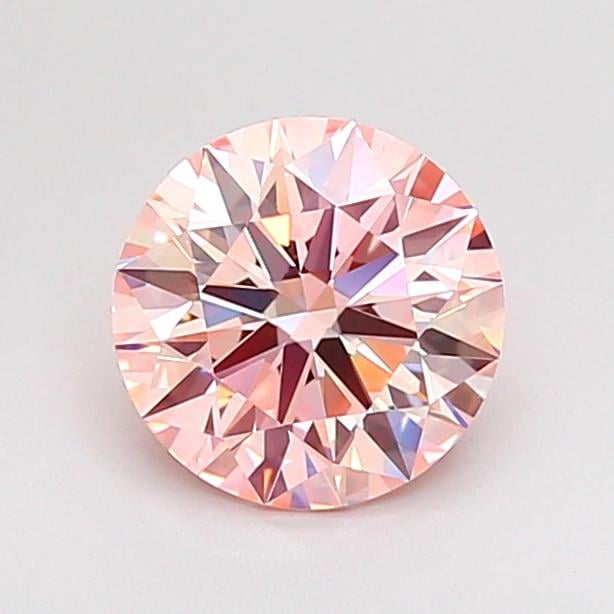 1.56 Ct. Fancy Intense Pink Round Lab Grown Diamond