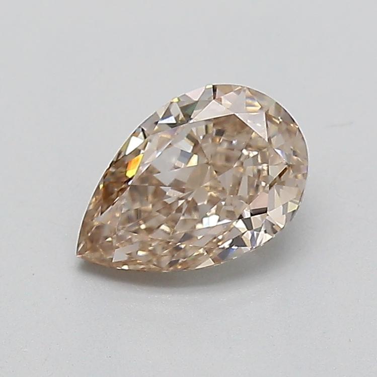 1.01 Ct. Very Light  Brown Pear Lab Grown Diamond
