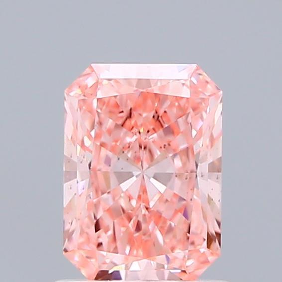 1.10 Ct. Fancy Vivid Pink Radiant Lab Grown Diamond