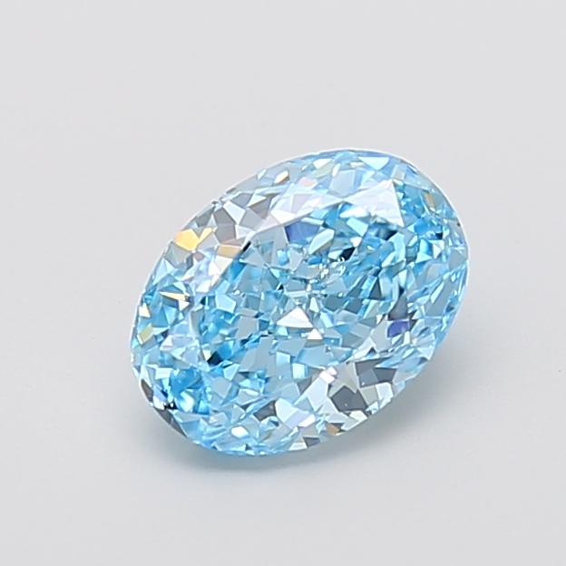 1.52 Ct. Fancy Blue Oval Lab Grown Diamond