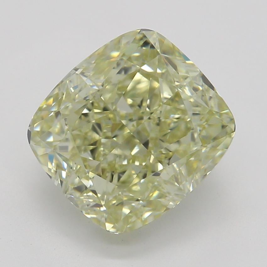 2.24 Ct. Fancy Brownish Greenish Yellow Cushion Diamond