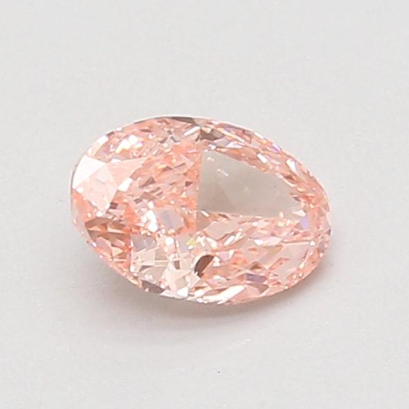 0.75 Ct. Fancy Vivid Pink Oval Lab Grown Diamond