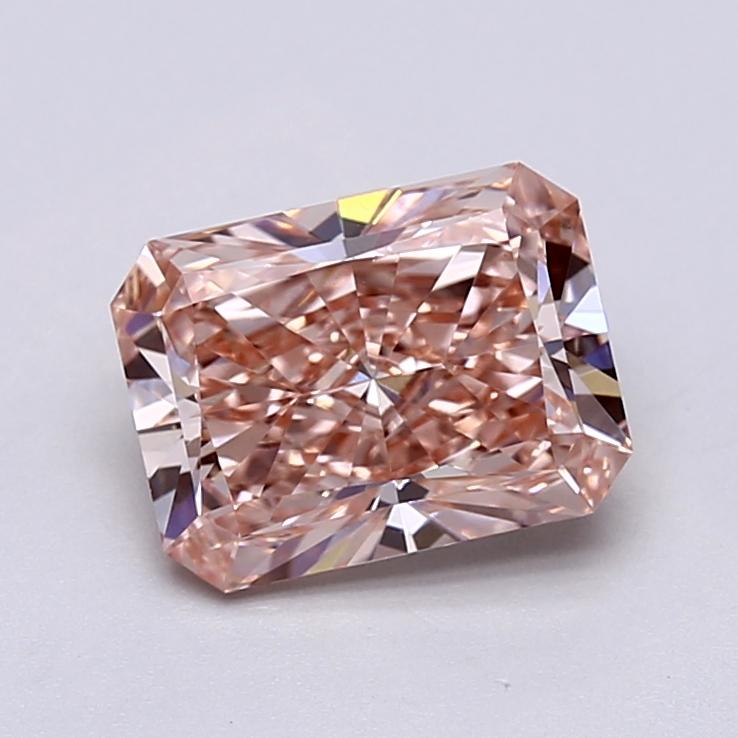 2.38 Ct. Fancy Vivid  Pink Radiant Lab Grown Diamond