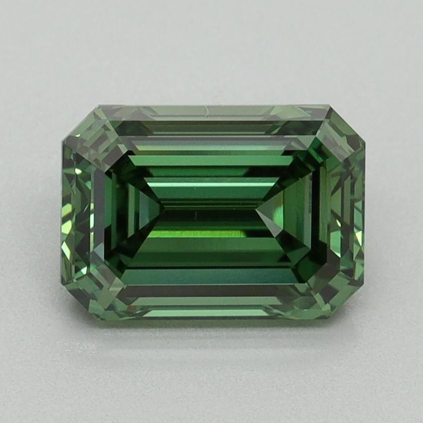2.03 Ct. Fancy Vivid Green Emerald Lab Grown Diamond