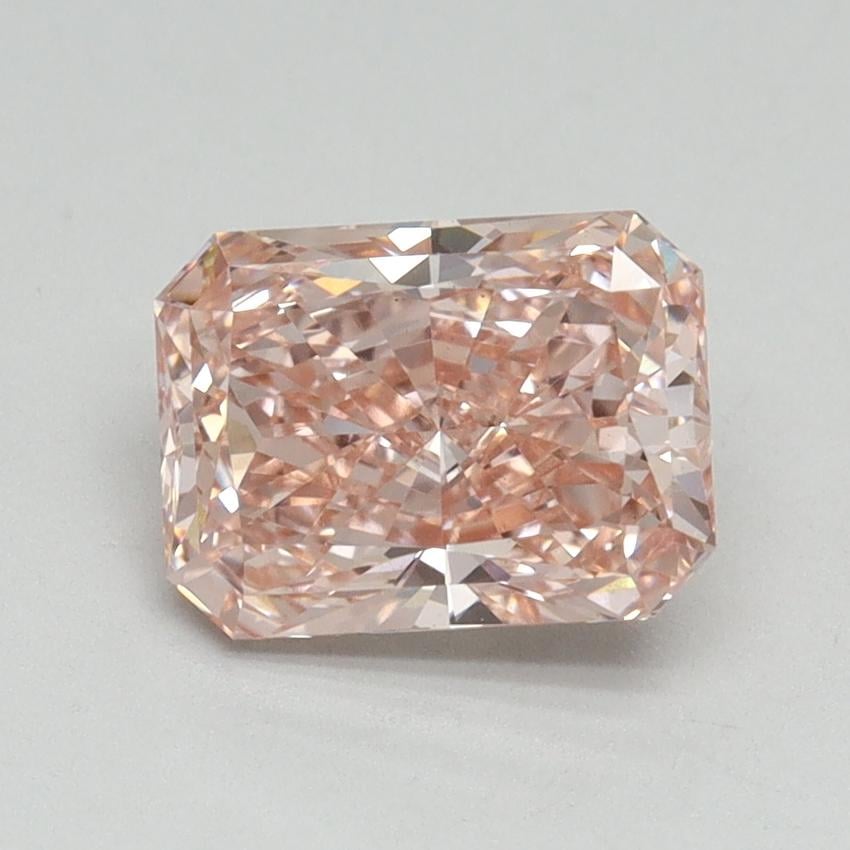 1.52 Ct. Fancy Vivid Pink Radiant Lab Grown Diamond