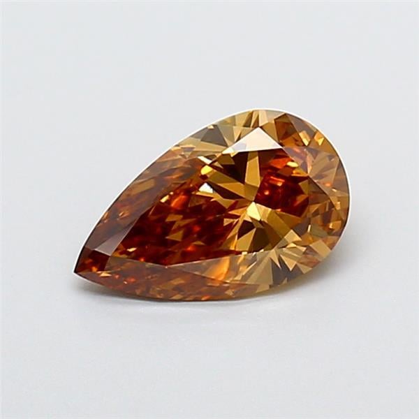 1.00 Ct. Fancy Brown Pear Lab Grown Diamond