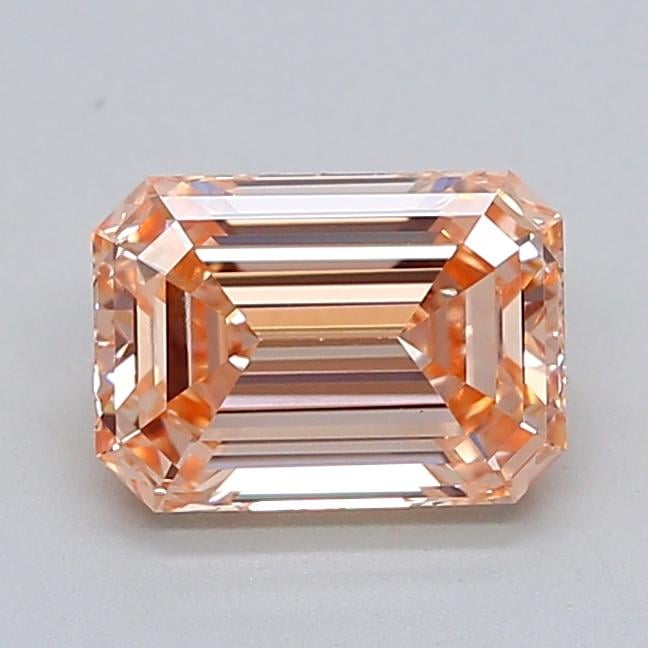 1.57 Ct. Fancy Brown Pink Emerald Lab Grown Diamond