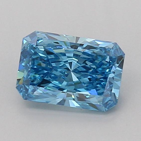 1.03 Ct. Fancy Vivid Blue Radiant Lab Grown Diamond
