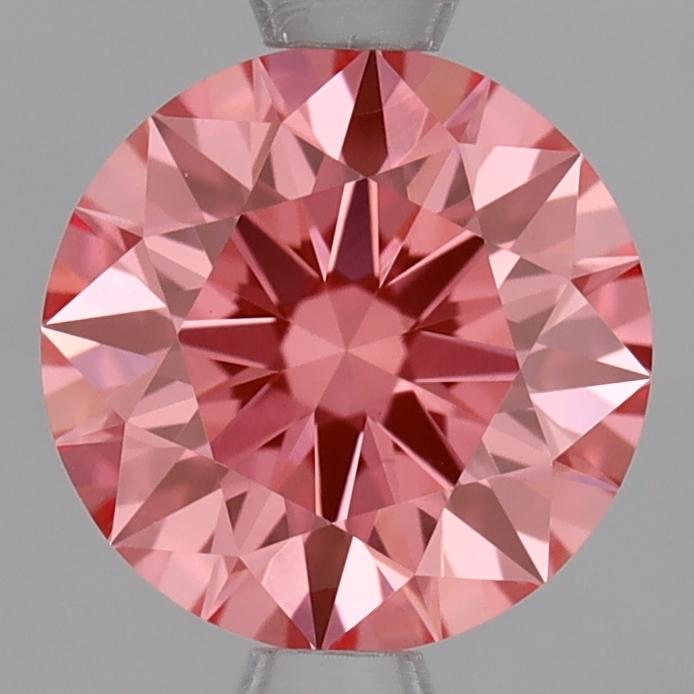 1.07 Ct. Fancy Vivid Pink Round Lab Grown Diamond