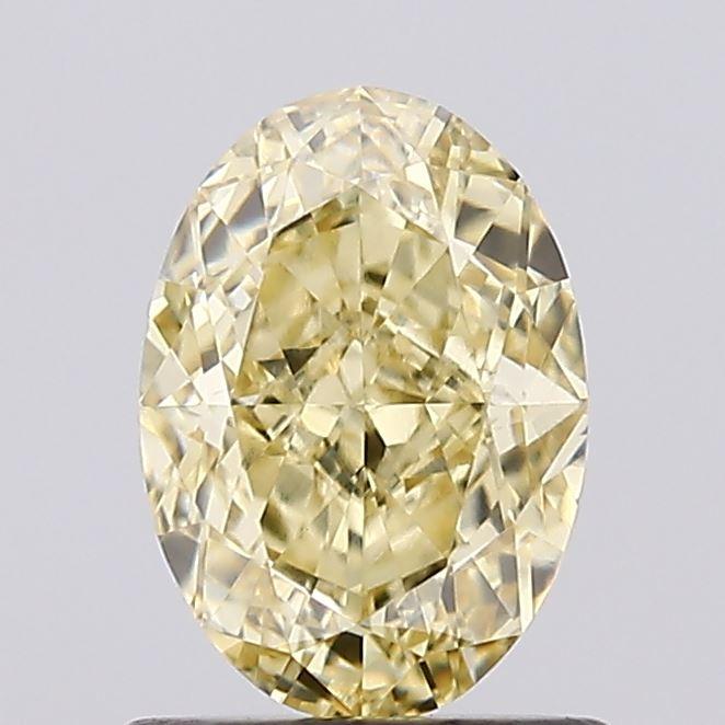 1.07 Ct. Fancy Yellow Oval Lab Grown Diamond