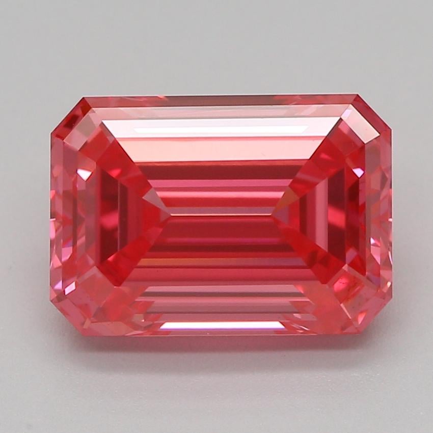 2.05 Ct. Fancy Vivid Pink Emerald Lab Grown Diamond