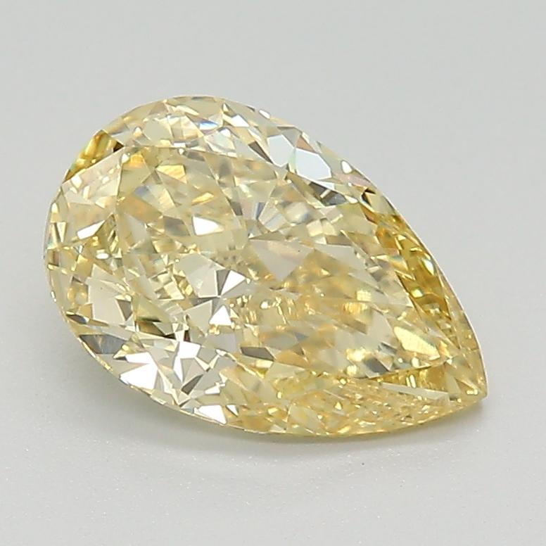 1.41 Ct. Fancy Intense Yellow Pear Lab Grown Diamond