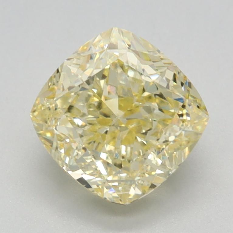 1.71 Ct. Fancy Intense Yellow Cushion Lab Grown Diamond