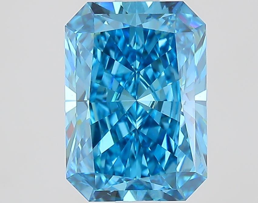 1.94 Ct. Fancy Vivid Blue Radiant Lab Grown Diamond