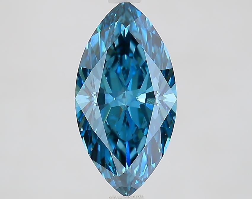 2.08 Ct. Fancy Vivid Blue Marquise Lab Grown Diamond